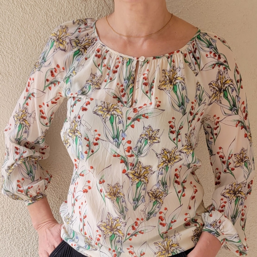 Tory Burch silk blouse size 8